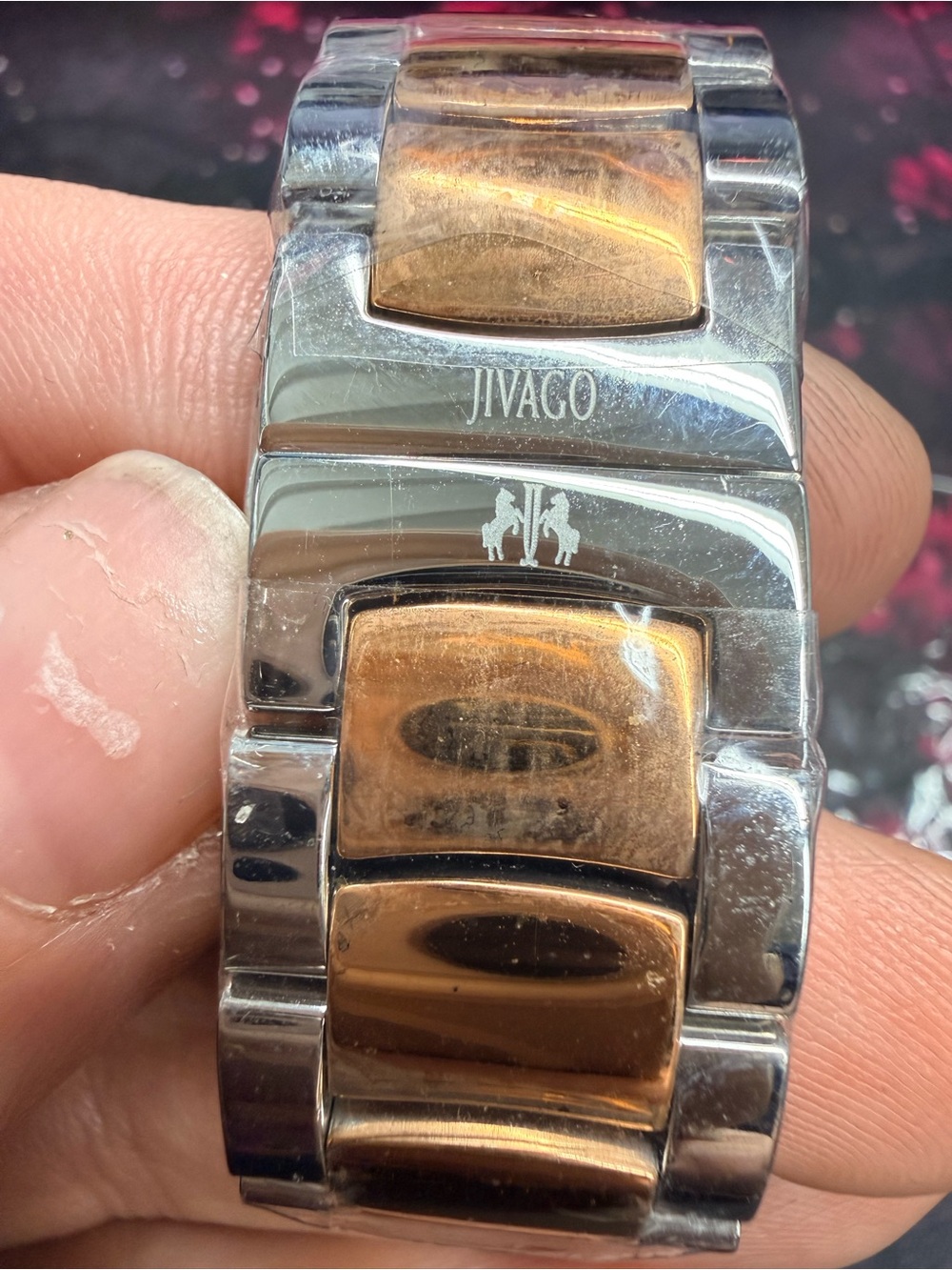 NWOT Jivago Women's JV617 Celebrate Crystal Two-tone Stainless Steel Watch - Picture 10 of 13